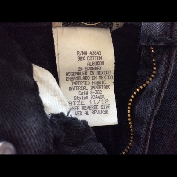 Sale Vintage jeans skinny black jeans high wasted jeans black gray jeans  29 /28 - Picture 9 of 11